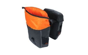 BASIL MILES TARPAULIN TORBA DOUBLE BAG, 34L, black orange MIK.com
